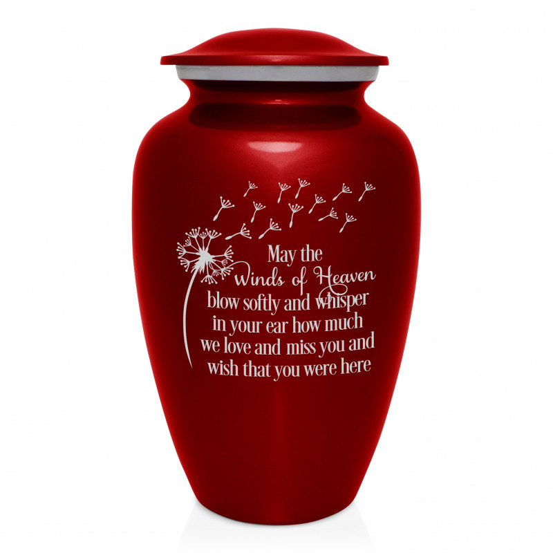 Winds of Heaven Cremation Urn - Ruby Red