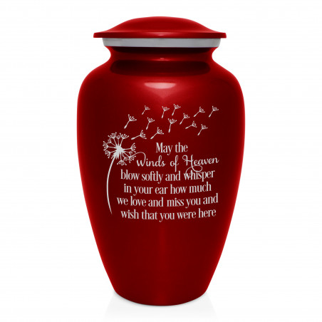 Winds of Heaven Cremation Urn - Ruby Red