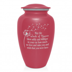 Winds of Heaven Cremation Urn - Rose Pink