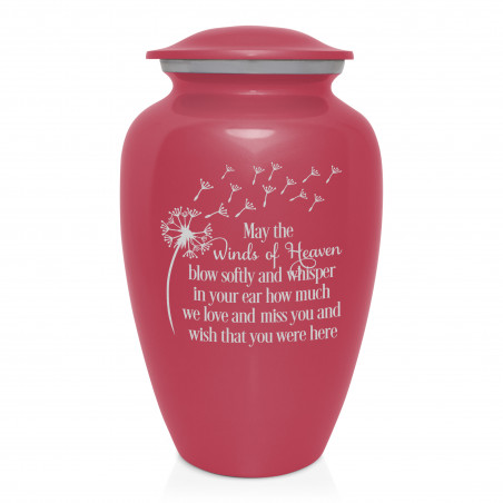 Winds of Heaven Cremation Urn - Rose Pink