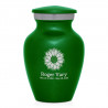 Sunflower Keepsake Urn - Shamrock Green