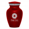 Sunflower Keepsake Urn - Ruby Red