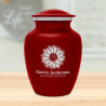 Sunflower Sharing Urn - Ruby Red