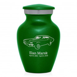 Muscle Car III Keepsake Urn - Shamrock Green