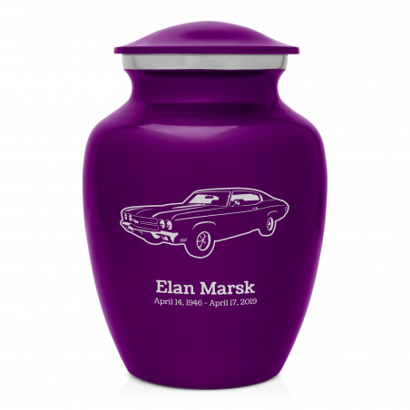Muscle Car III Sharing Urn - Purple Luster