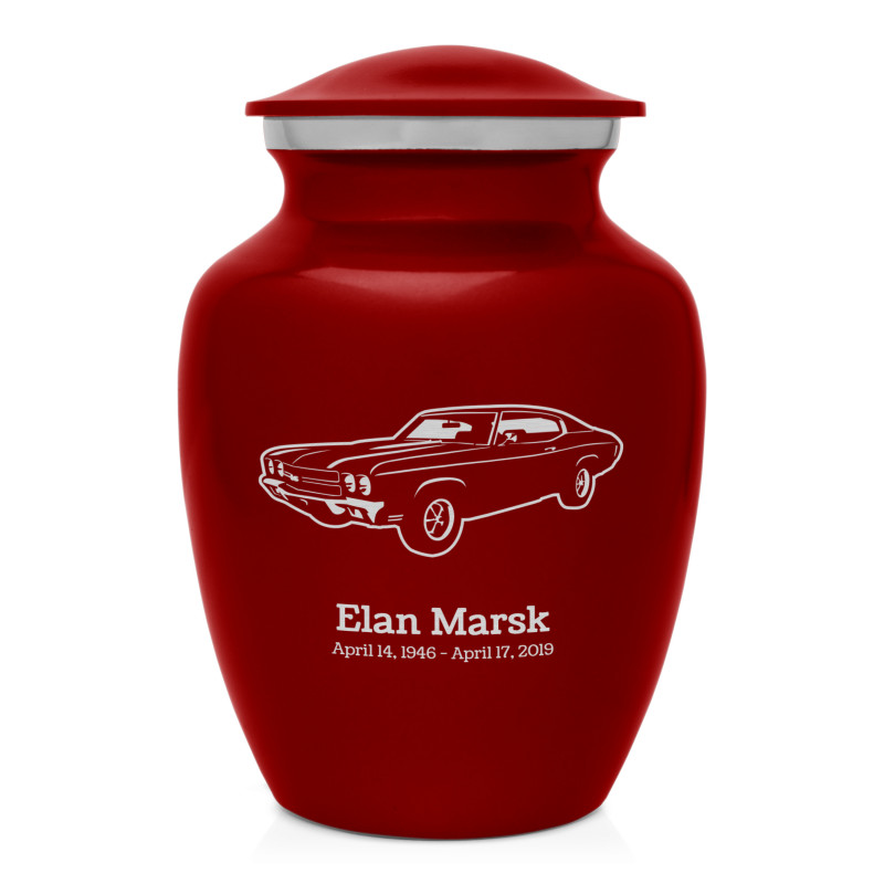 Muscle Car III Sharing Urn - Ruby Red