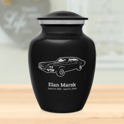 Muscle Car III Sharing Urn - Jet Black