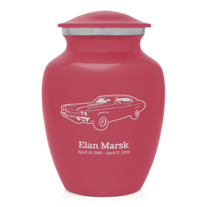 Muscle Car III Sharing Urn - Rose Pink