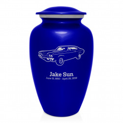 Muscle Car III Cremation Urn - Midnight Blue