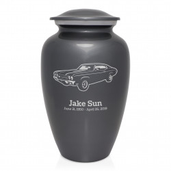 Muscle Car III Cremation Urn - Gunmetal Gray