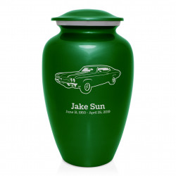Muscle Car III Cremation Urn - Shamrock Green