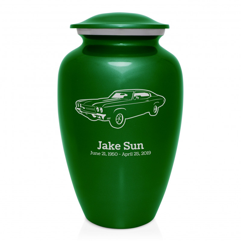 Muscle Car III Cremation Urn - Shamrock Green