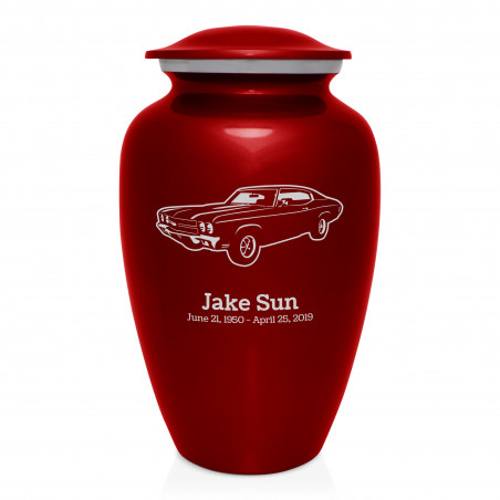 Muscle Car III Cremation Urn - Ruby Red