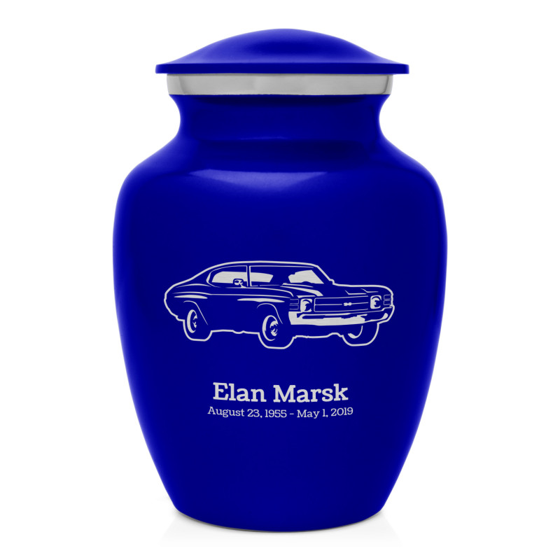 Muscle Car IV Sharing Urn - Midnight Blue
