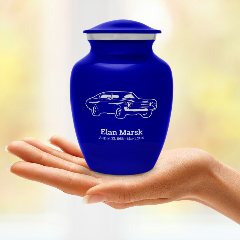 Muscle Car IV Sharing Urn - Midnight Blue
