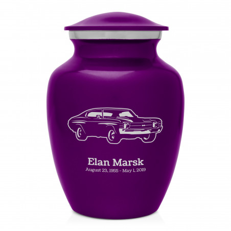 Muscle Car IV Sharing Urn - Purple Luster