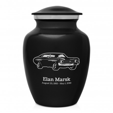Muscle Car IV Sharing Urn - Jet Black