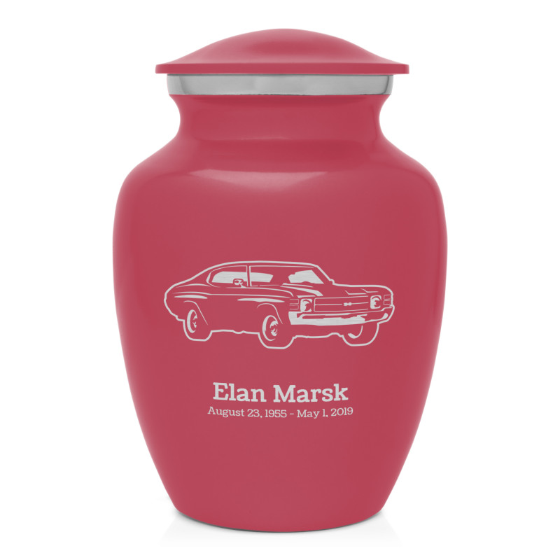 Muscle Car IV Sharing Urn - Rose Pink