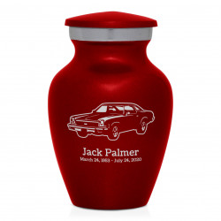 Muscle Car V Keepsake Urn - Ruby Red