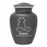 Infinite Love Cat Cremation Urn - Gunmetal Gray