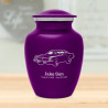 Muscle Car V Sharing Urn - Purple Luster