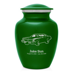 Muscle Car V Sharing Urn - Shamrock Green