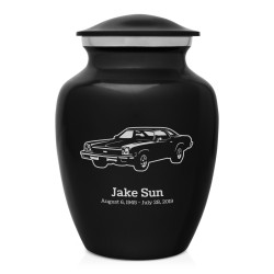 Muscle Car V Sharing Urn - Jet Black