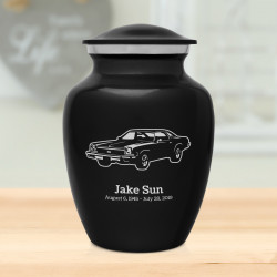 Muscle Car V Sharing Urn - Jet Black
