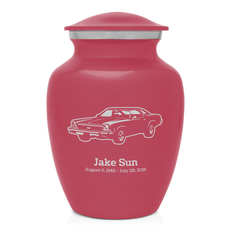Muscle Car V Sharing Urn - Rose Pink