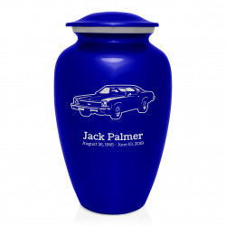 Muscle Car V Cremation Urn - Midnight Blue