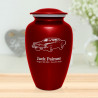 Muscle Car V Cremation Urn - Ruby Red