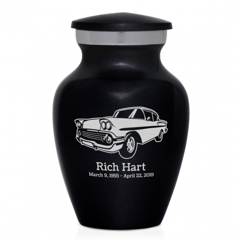 Muscle Car VI Keepsake Urn - Jet Black