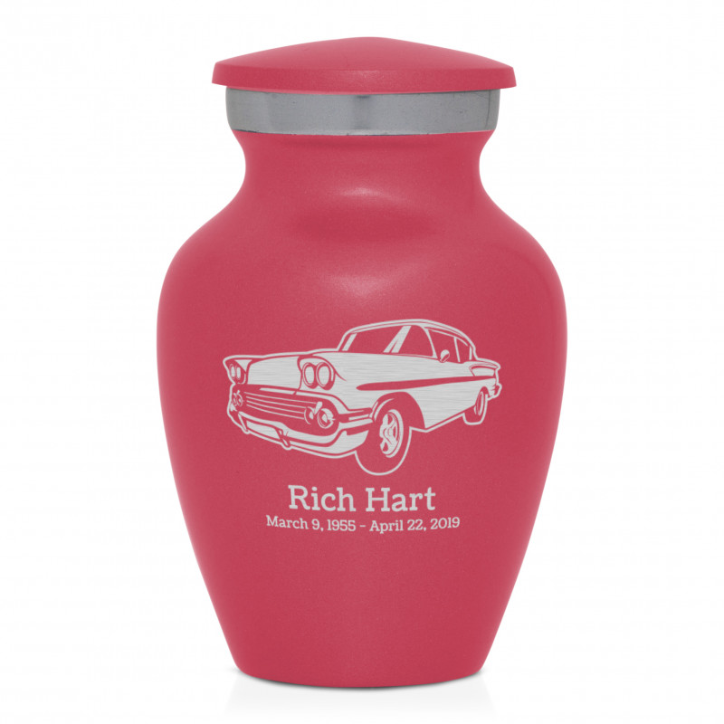 Muscle Car VI Keepsake Urn - Rose Pink