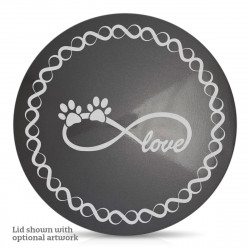 Small Odyssey Pet Urn - Gunmetal Gray