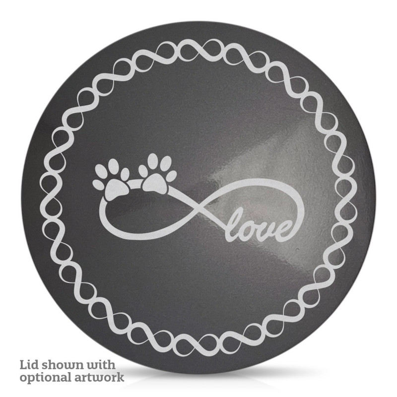 Small Odyssey Pet Urn - Gunmetal Gray