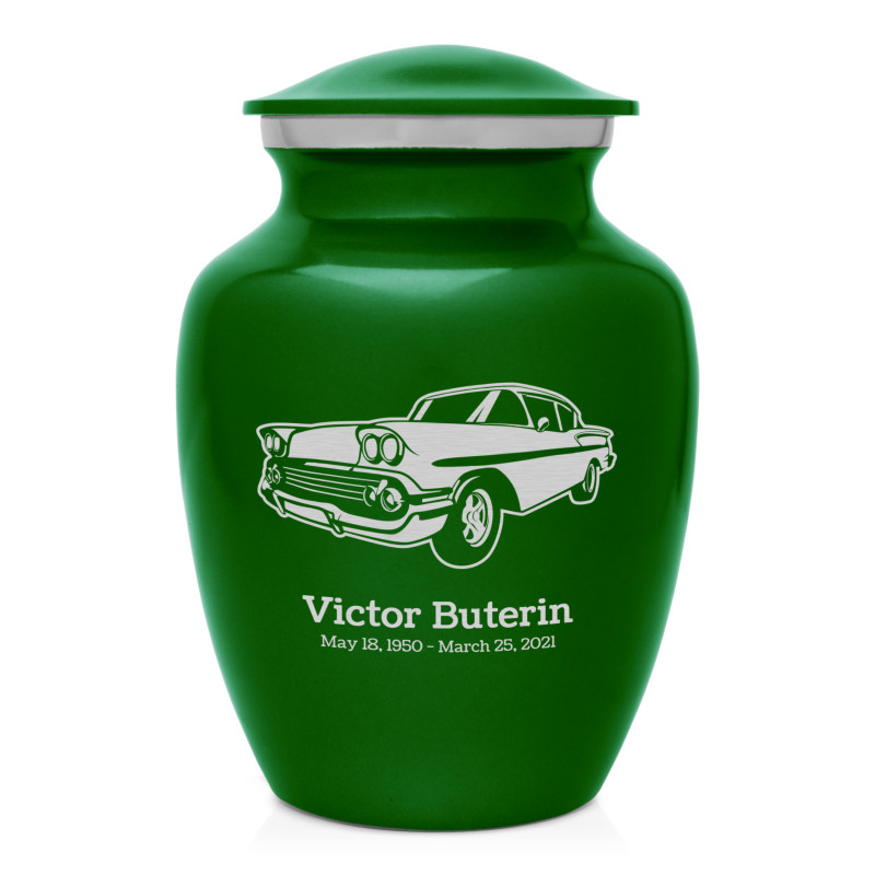 Muscle Car VI Sharing Urn - Shamrock Green
