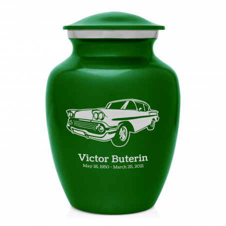 Muscle Car VI Sharing Urn - Shamrock Green