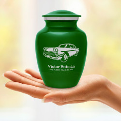 Muscle Car VI Sharing Urn - Shamrock Green