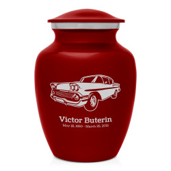 Muscle Car VI Sharing Urn - Ruby Red