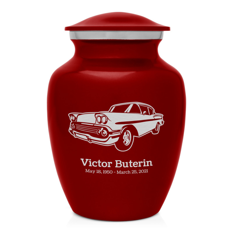Muscle Car VI Sharing Urn - Ruby Red