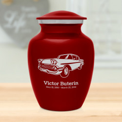 Muscle Car VI Sharing Urn - Ruby Red