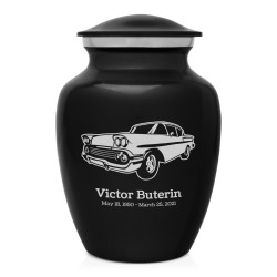 Muscle Car VI Sharing Urn - Jet Black