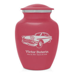 Muscle Car VI Sharing Urn - Rose Pink