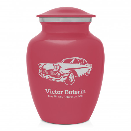 Muscle Car VI Sharing Urn - Rose Pink