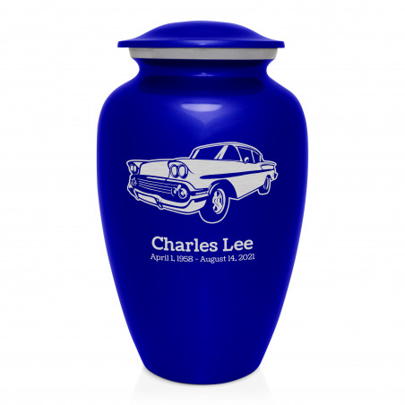 Muscle Car VI Cremation Urn - Midnight Blue
