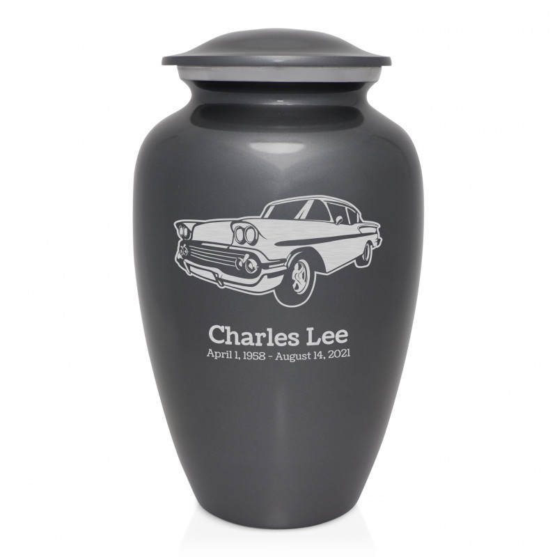 Muscle Car VI Cremation Urn - Gunmetal Gray