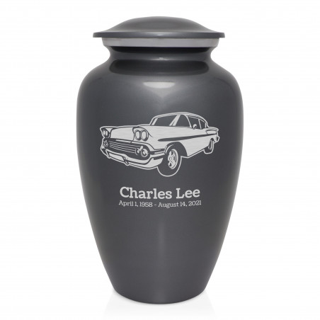 Muscle Car VI Cremation Urn - Gunmetal Gray