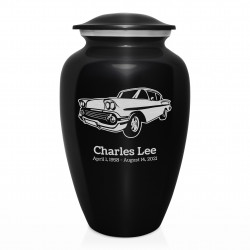 Muscle Car VI Cremation Urn - Jet Black