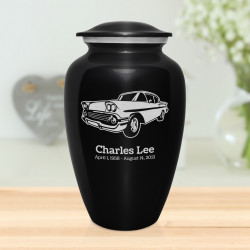 Muscle Car VI Cremation Urn - Jet Black