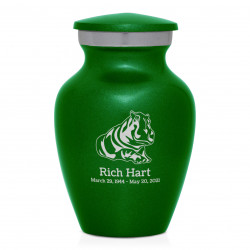 Hippo Keepsake Urn - Shamrock Green